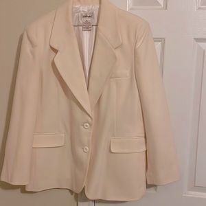 Ivory Wool Blazer